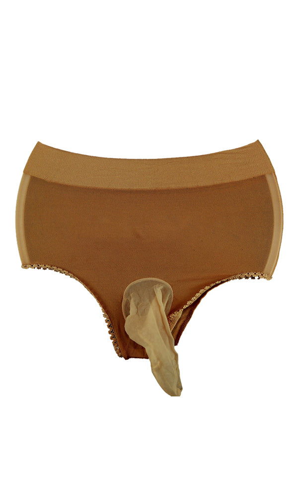 Men Nylon Sheer Underwear Thong Closed Sheath Men Nylon Sheer Underwear Thong Closed Sheath