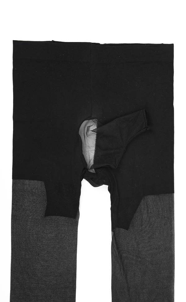 Ultra-Thin Crotchless Pantyhose Sheath Open Ultra-Thin Crotchless Pantyhose Sheath Open