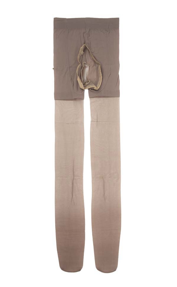 Ultra-Thin Crotchless Pantyhose Sheath Open Ultra-Thin Crotchless Pantyhose Sheath Open