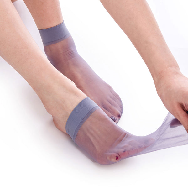 Unisex Sheer Ankle Pop Short Socks – 5 Pairs Unisex Sheer Ankle Pop Short Socks – 5 Pairs