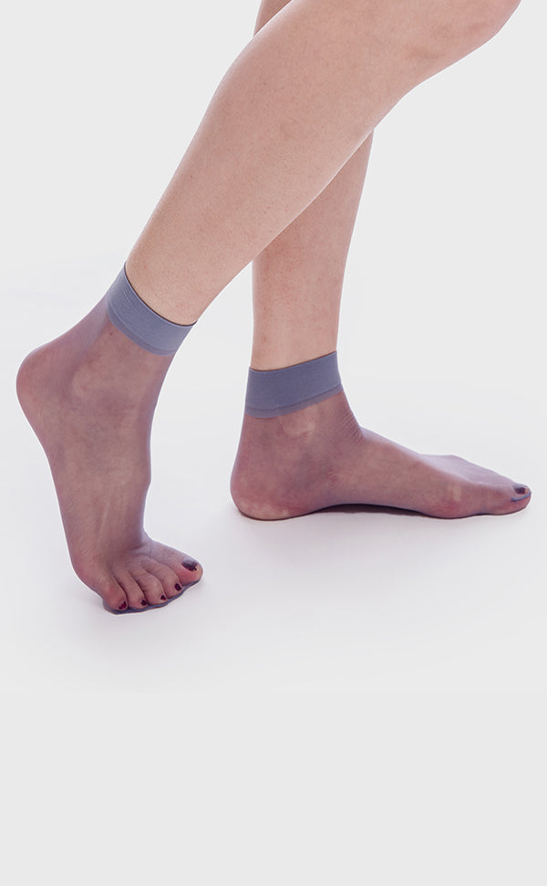 Unisex Sheer Ankle Pop Short Socks – 5 Pairs Unisex Sheer Ankle Pop Short Socks – 5 Pairs