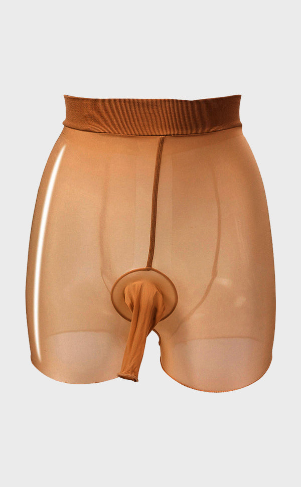 Men’s Sheer Glossy Tights Underwear Sheath Open Men’s Sheer Glossy Tights Underwear Sheath Open