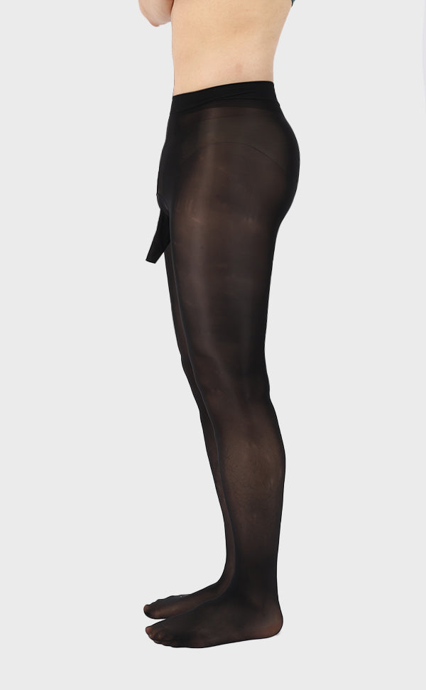Men's Sheer Pantyhose Sheath Open Men's Sheer Pantyhose Sheath Open