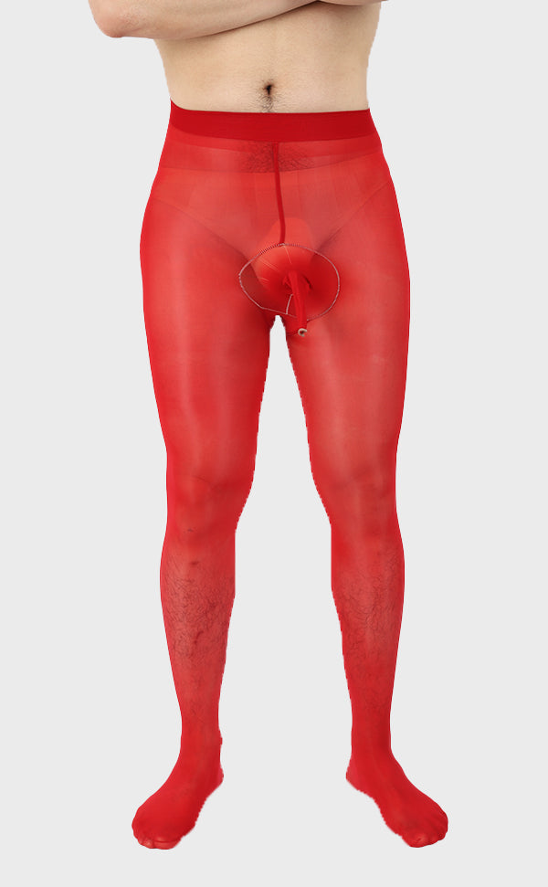Men's Sheer Pantyhose Sheath Open Men's Sheer Pantyhose Sheath Open