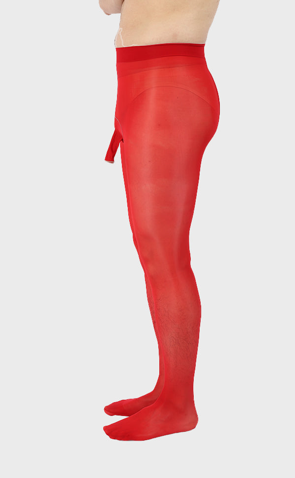 Men's Sheer Pantyhose Sheath Open Men's Sheer Pantyhose Sheath Open