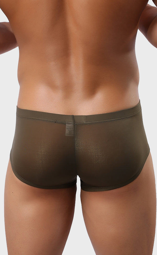 Men's Smooth See Through Micro Trunk Men's Smooth See Through Micro Trunk