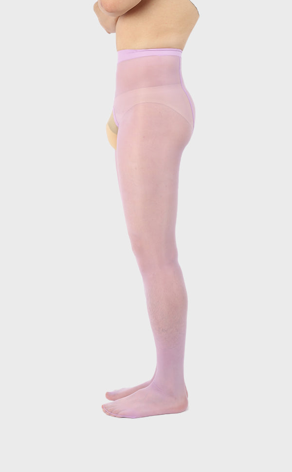 Men's Shiny Crotchless Pantyhose Tights 8D Men's Shiny Crotchless Pantyhose Tights 8D