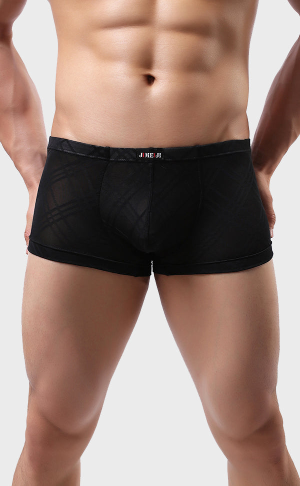 Men's Breathable Grid Pattern Trunk Men's Breathable Grid Pattern Trunk