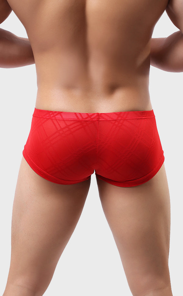 Men's Breathable Concise Striped Trunk Men's Breathable Concise Striped Trunk