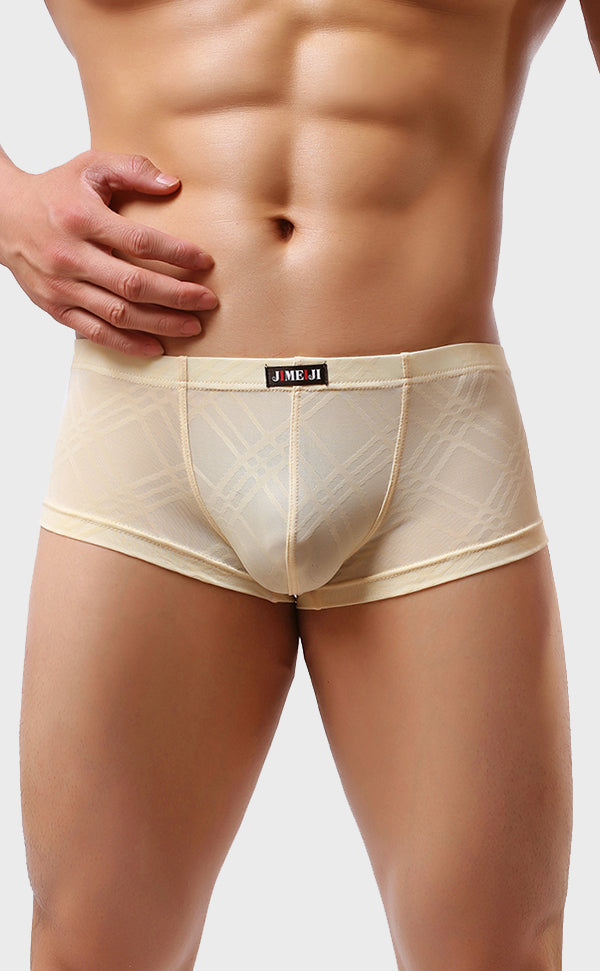 Men's Breathable Concise Striped Trunk Men's Breathable Concise Striped Trunk