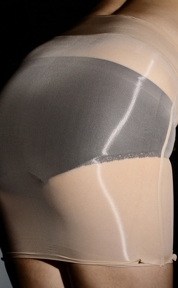 Glossy Solid Color High Rise Hip Skirt Glossy Solid Color High Rise Hip Skirt