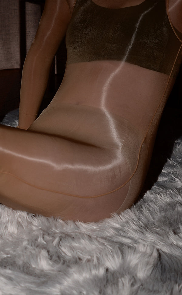Unisex Ultra Glossy Nude Body Stockings Unisex Ultra Glossy Nude Body Stockings