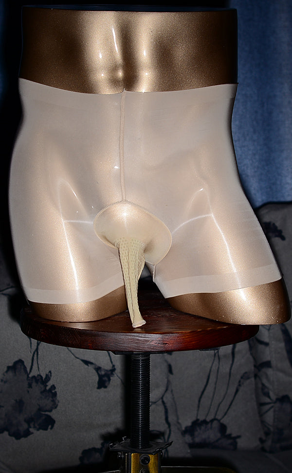 Men’s Ultra-Sheer Glossy Trunk Sheath Open Men’s Ultra-Sheer Glossy Trunk Sheath Open