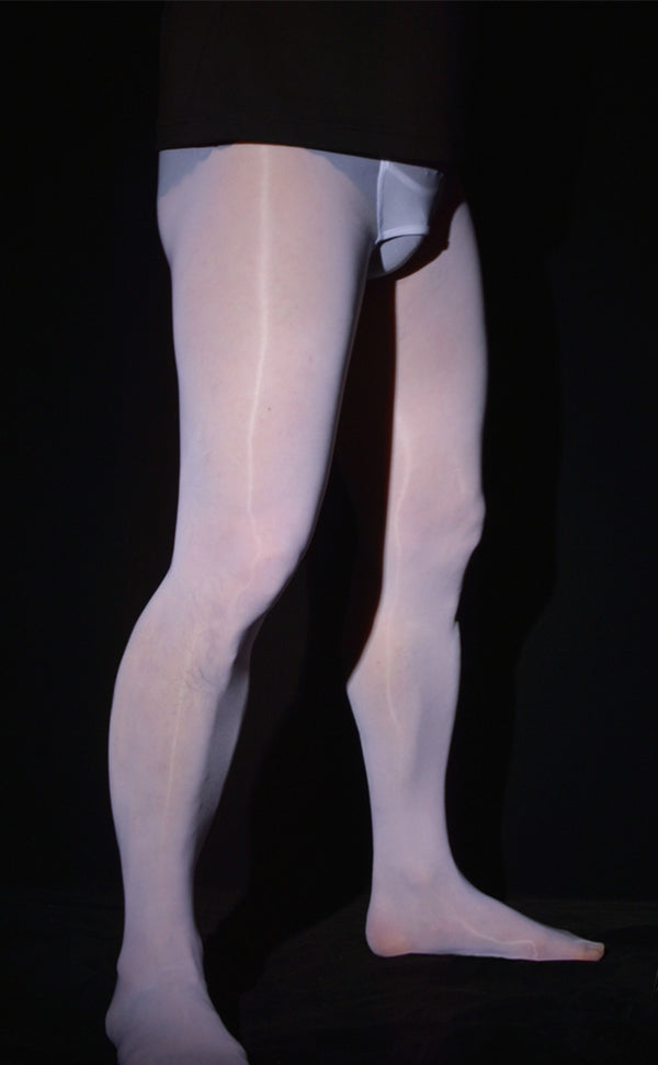 Men’s Glossy Pantyhose Fly Open Men’s Glossy Pantyhose Fly Open