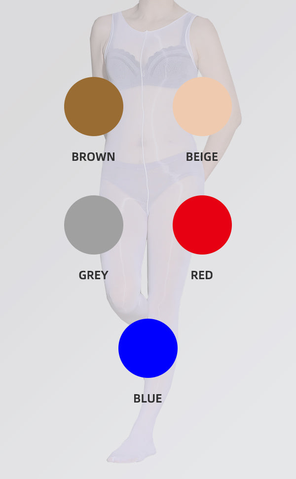 Unisex High-Glossy Sleeveless Bodystockings Unisex High-Glossy Sleeveless Bodystockings