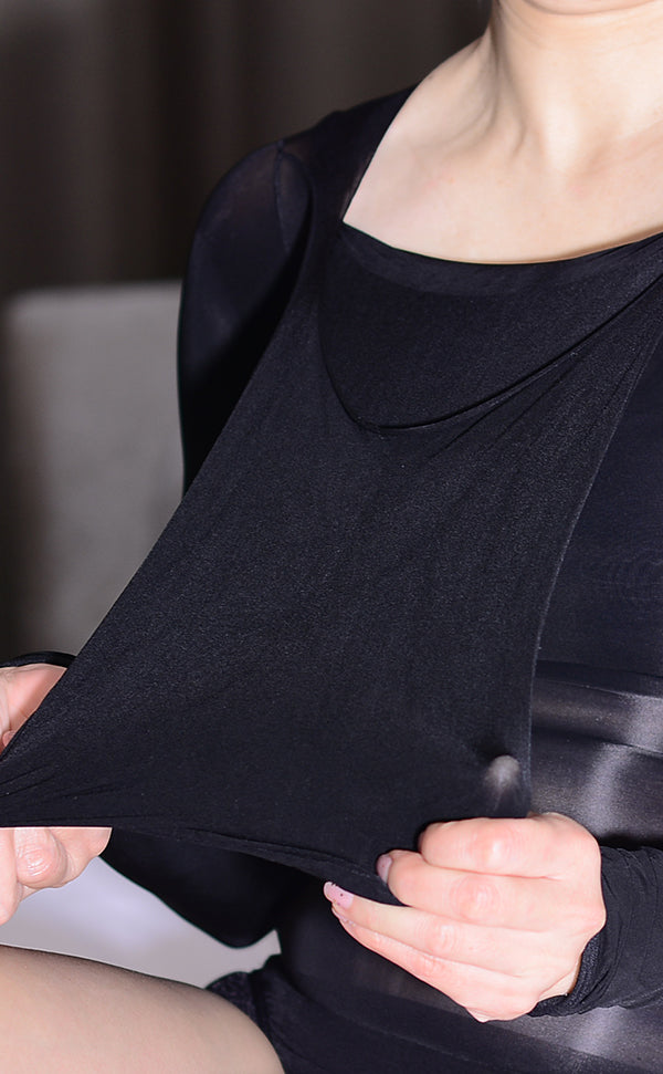 Sheer Glossy Hooded Bodysuit Sheer Glossy Hooded Bodysuit