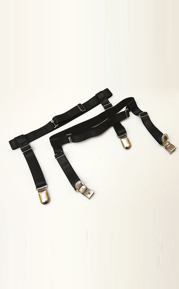 1-Pair Unisex Non-Slip Garter Style Shirt Stays 1-Pair Unisex Non-Slip Garter Style Shirt Stays