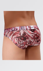 Men's Fashion Pattern Mesh Briefs