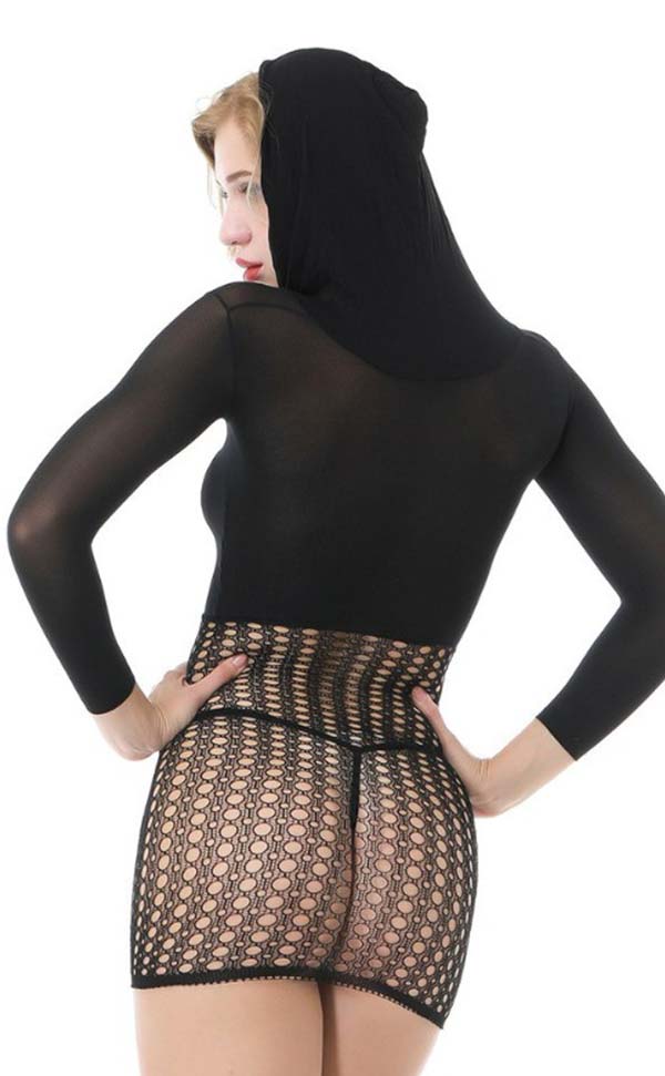 Women’s Hooded Mini Dress Women’s Hooded Mini Dress