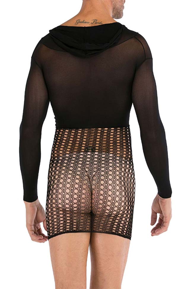 Men’s Hooded Mini Dress Men’s Hooded Mini Dress