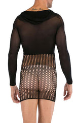 Men’s Hooded Mini Dress