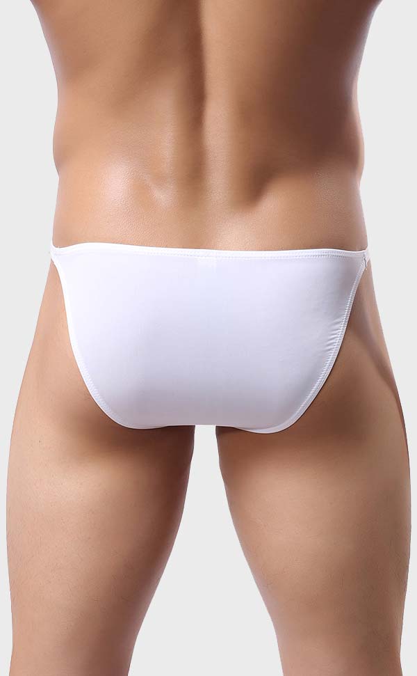 Men’s Semi Sheer Bikini with Adjustable Waistband Men’s Semi Sheer Bikini with Adjustable Waistband
