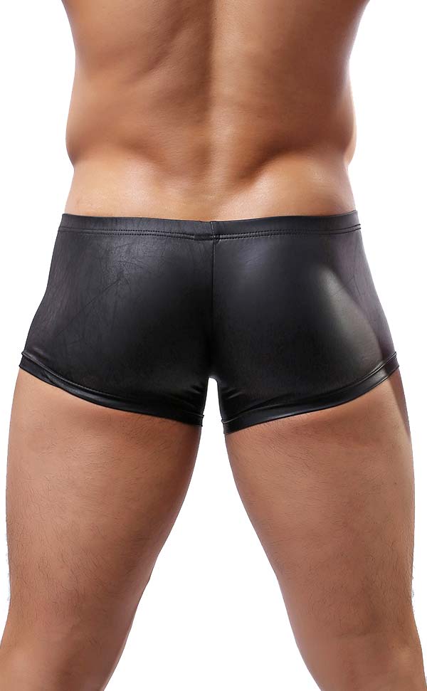 Men’s Faux Leather U-Shape Trunks Men’s Faux Leather U-Shape Trunks