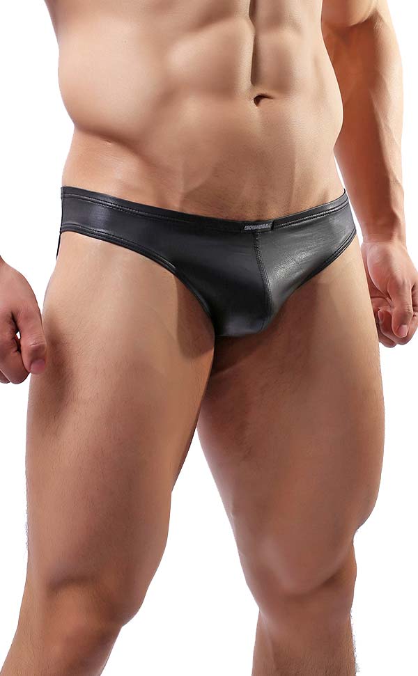 Sexy Men’s Faux Leather Briefs Sexy Men’s Faux Leather Briefs
