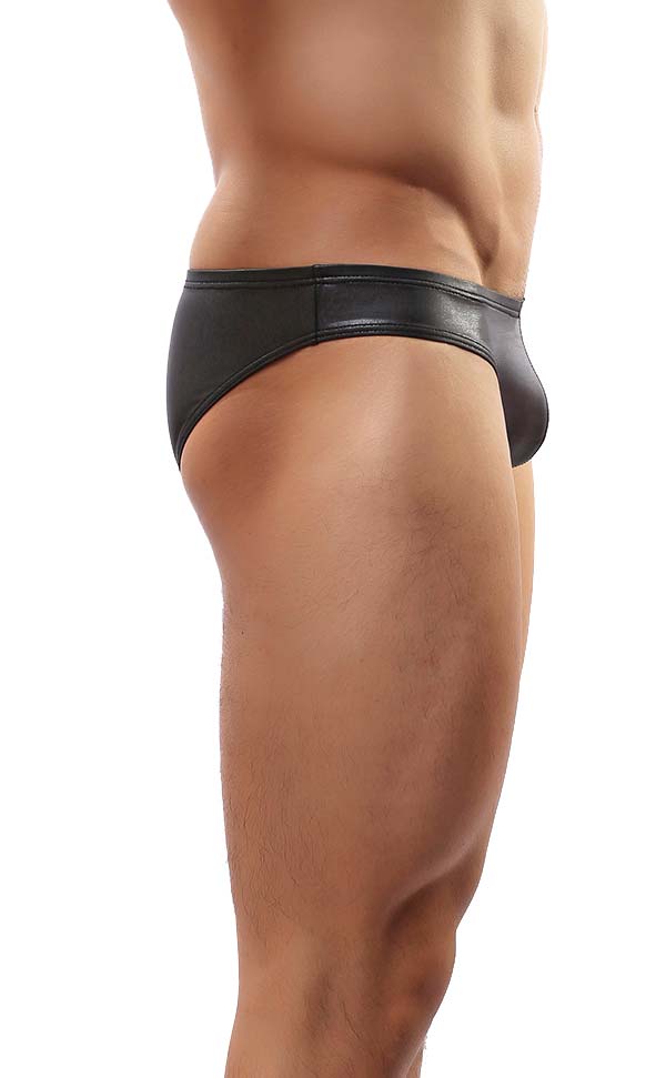Sexy Men’s Faux Leather Briefs Sexy Men’s Faux Leather Briefs