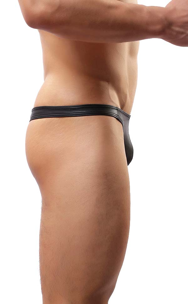 Sexy Men’s Faux Leather Thongs Sexy Men’s Faux Leather Thongs