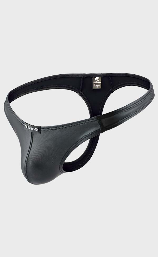 Sexy Men’s Faux Leather Thongs Sexy Men’s Faux Leather Thongs