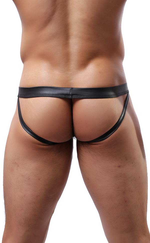Sexy Men’s Faux Leather Jockstraps Sexy Men’s Faux Leather Jockstraps