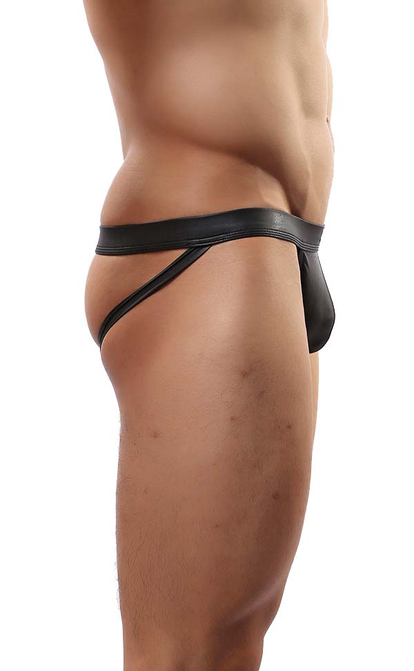 Sexy Men’s Faux Leather Jockstraps Sexy Men’s Faux Leather Jockstraps