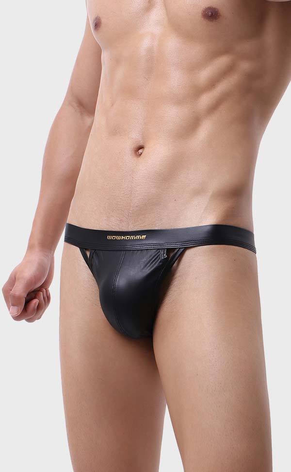 Men's Fashion Faux Leather Thongs Men's Fashion Faux Leather Thongs