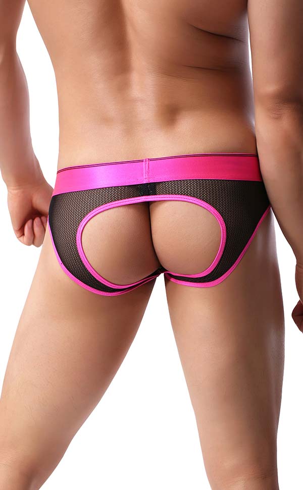 Men's Sex Mesh Wide Waist Cut Out Bikini Men's Sex Mesh Wide Waist Cut Out Bikini