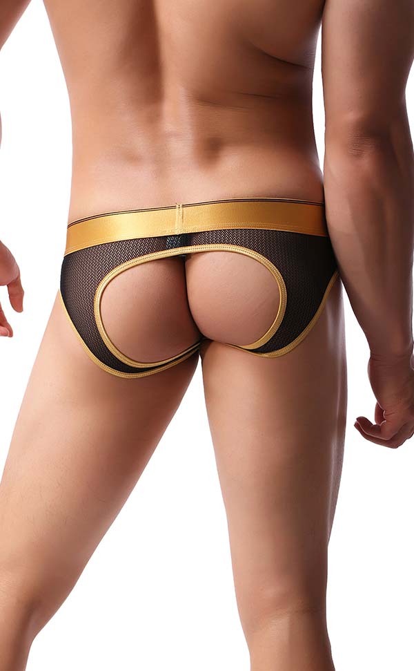 Men's Sex Mesh Wide Waist Cut Out Bikini Men's Sex Mesh Wide Waist Cut Out Bikini