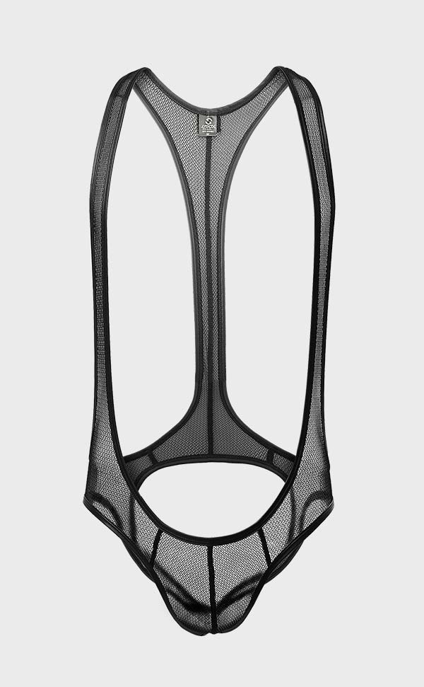 Men's Open Butt Jockstrap Bodysuit Men's Open Butt Jockstrap Bodysuit