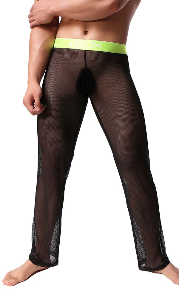 Men's Sex Mesh See Through Pants Men's Sex Mesh See Through Pants