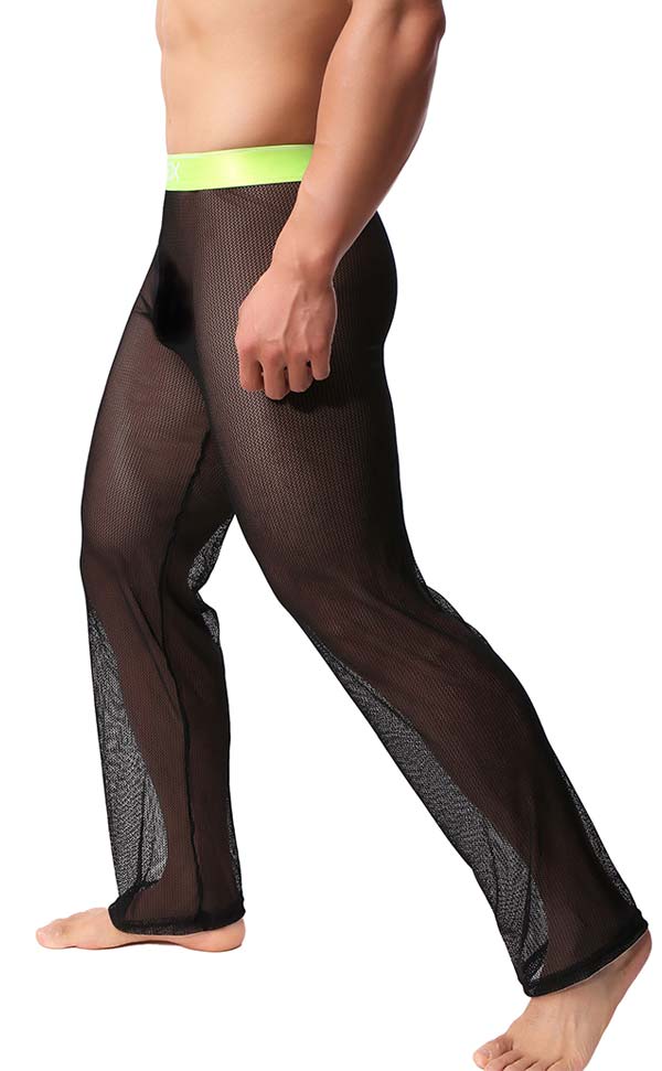 Men's Sex Mesh See Through Pants Men's Sex Mesh See Through Pants