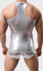 Metallic Shiny Vest Sets for Men