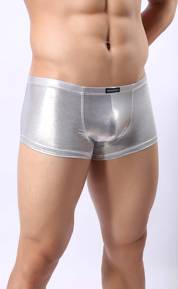 Men's Shiny Metallic U-Shape Trunks Men's Shiny Metallic U-Shape Trunks