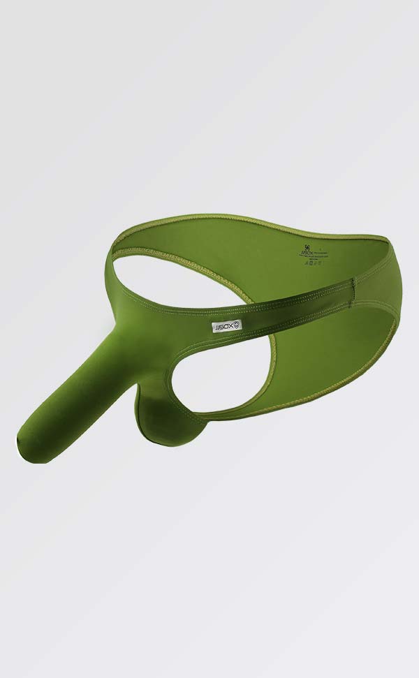 Silky Nylon Solid Color Briefs with Sheath Silky Nylon Solid Color Briefs with Sheath