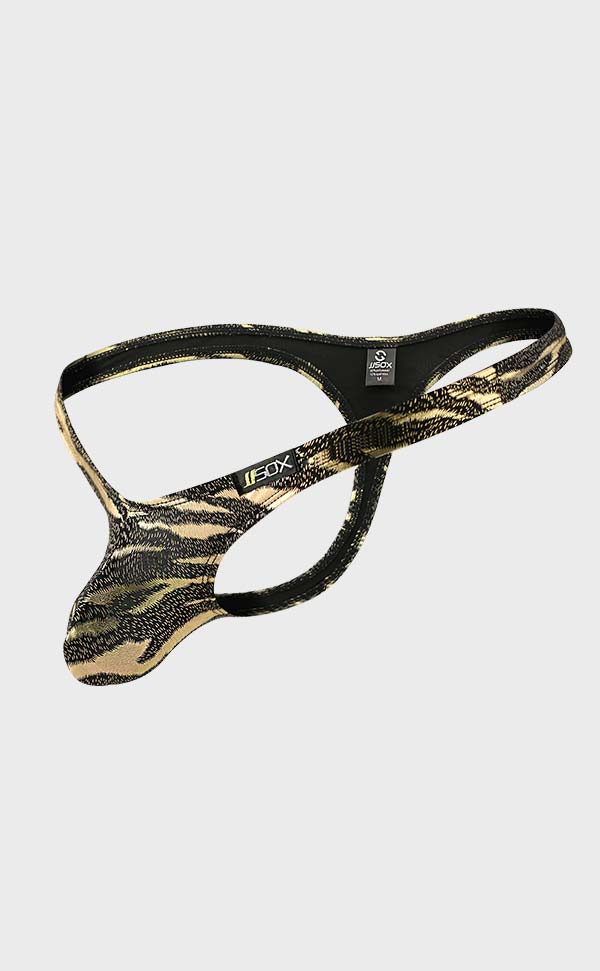 Men's Leopard Print Thongs Men's Leopard Print Thongs