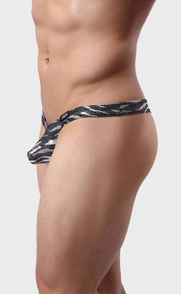 Men's Leopard Print Thongs Men's Leopard Print Thongs