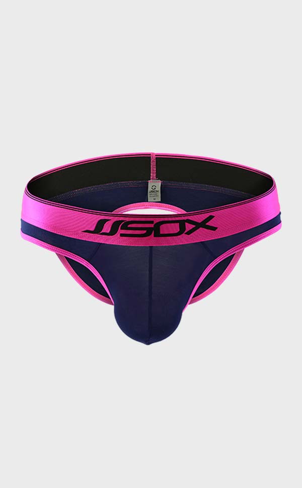 Men's Modal Bicolor Briefs Butt Open Men's Modal Bicolor Briefs Butt Open