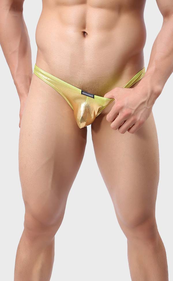 Metal Color Men's U Pouch Bikini Metal Color Men's U Pouch Bikini