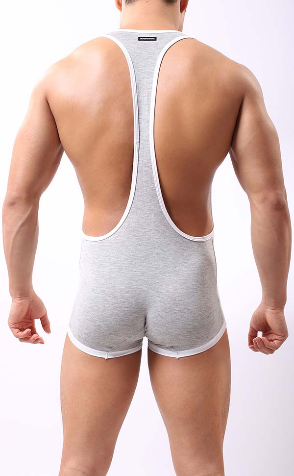 Men's Bicolor Suspender Leotard Men's Bicolor Suspender Leotard