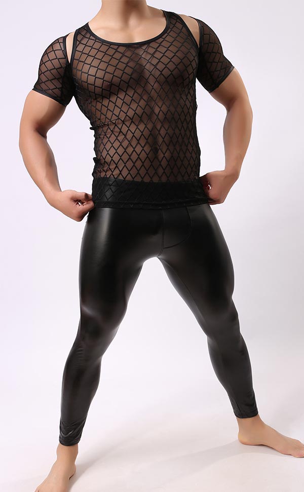 Men’s Diamond Mesh Tank Top Sets Men’s Diamond Mesh Tank Top Sets