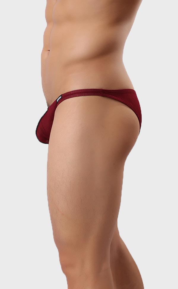 Men's Ribbed Bicolor U-Shape Bikini Men's Ribbed Bicolor U-Shape Bikini