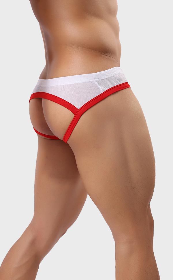 Men's Ribbed Briefs Butt Open Men's Ribbed Briefs Butt Open